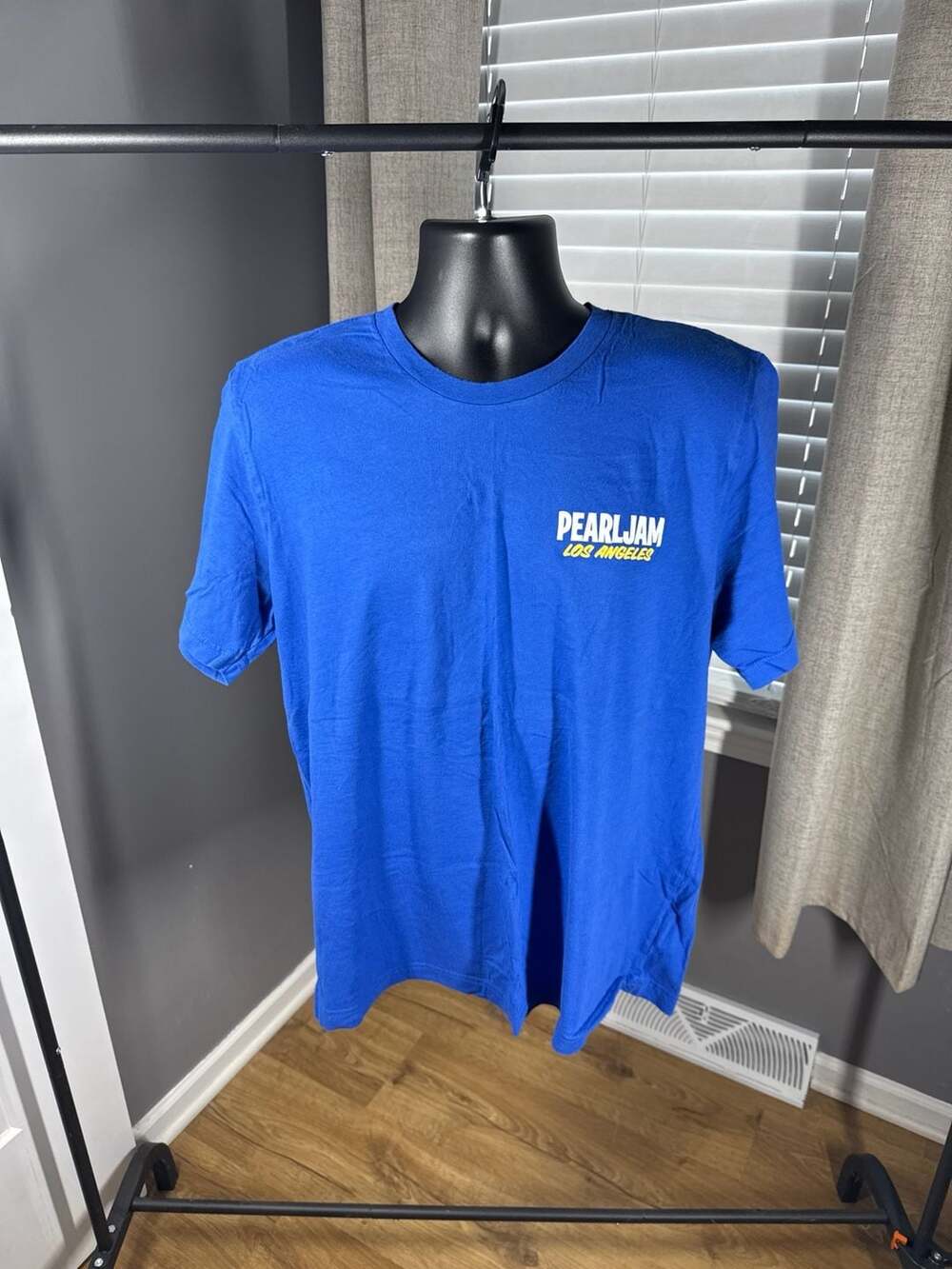 Pearl Jam 2022 Los Angeles Gig T-Shirt Blue Rams Edition